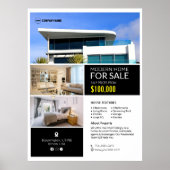 Onroerend goed te koop Aangepast Poster (Voorkant)