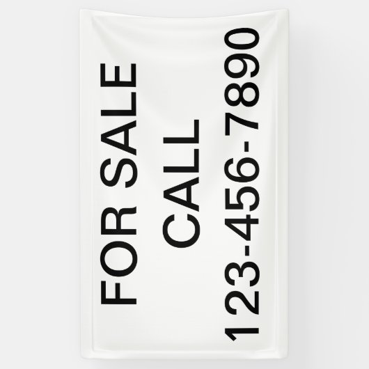 Onroerend goed te koop Banner Signs (Verticaal)