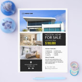 Onroerend goed te koop Custom Flyer (Enkel)