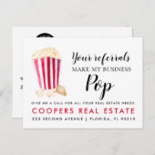 onroerend goed Uw verwijzingen maken Mijn zakelijk Aankondigingskaart (Voorkant / Achterkant)