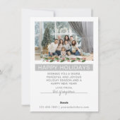 Onroerend goed Vakantie Groet Kaart Sjabloon (Achterkant)