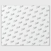 Onroerend goed van klasse "verkocht" cadeaupapier (Vlak)