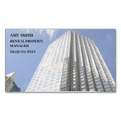 Onroerend goed Verhuur Magnetisch Visitekaartje (Voorkant)