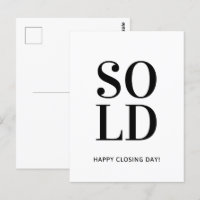 Onroerend goed verkocht Gelukkige sluitingsdag