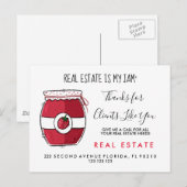 onroerend goed Verwijzing naar Jam Aankondiging (Voorkant / Achterkant)