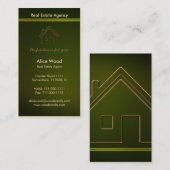 Onroerend goed visitekaartje (Voorkant / Achterkant)