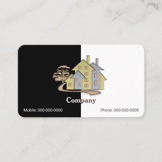 Onroerend goed visitekaartje (Voorkant)