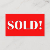 Onroerend goed visitekaartje (Voorkant)