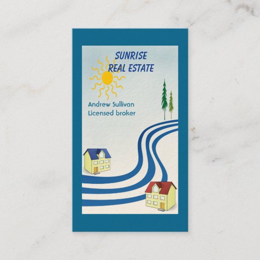 Onroerend goed visitekaartje (Voorkant)