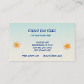 Onroerend goed visitekaartje (Achterkant)