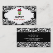 Onroerend goed visitekaartje (Voorkant / Achterkant)