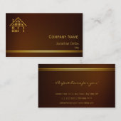 Onroerend goed visitekaartje (Voorkant / Achterkant)