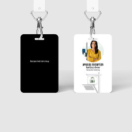 Onroerend goed Voeg uw logo toe Aangepaste foto Badge