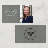 Onroerend goed voor oraal gebruik visitekaartje (Voorkant / Achterkant)