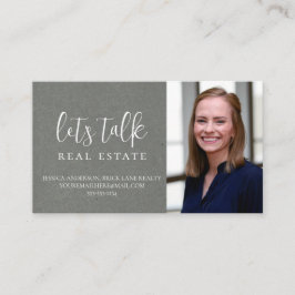 Onroerend goed voor oraal gebruik visitekaartje