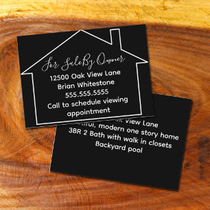 Onroerend goed voor verkoop door eigenaar Black Ho Visitekaartje