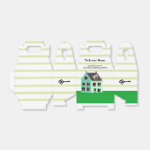 Onroerend goed Welkom Home Chic Housewarming Bedankdoosjes (Uitgevouwen)