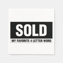 Onroerend goed Witte Standaard Cocktail Papieren s