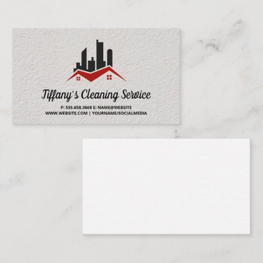 Onroerend goed | Wolkenkrabbers Visitekaartje (Voorkant / Achterkant)