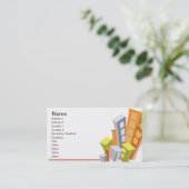 Onroerend goed - zakelijk visitekaartje (Staand voorkant)