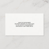 Onroerend goed zakenvrouw | luxehuis visitekaartje (Achterkant)