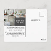 Onroerend goed zojuist aangeboden briefkaart (Achterkant)