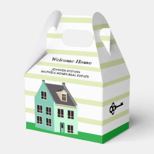 Onroerend onroerend goed Welkom thuis in huishoude Bedankdoosjes