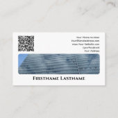 Onroerende makelaar QR-code moderne kantoor Visitekaartje (Achterkant)