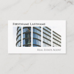 Onroerende makelaar QR-code moderne kantoor Visitekaartje