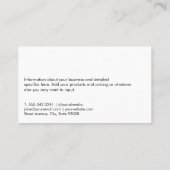 Onroerende Zaken Eigendommen | Stad Achtergrond Visitekaartje (Achterkant)