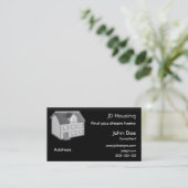 Onroerende zaken visitekaartje (Staand voorkant)