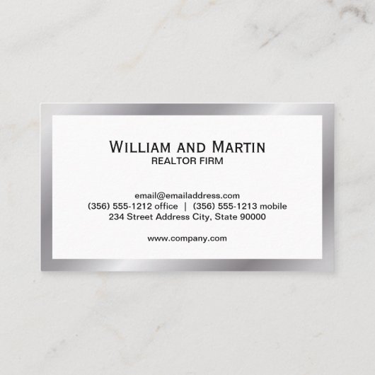 Onroerende Zaken Woningen Visitekaartje (Achterkant)