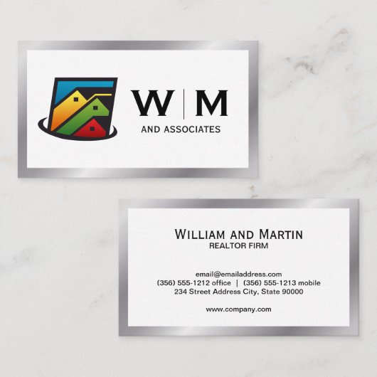 Onroerende Zaken Woningen Visitekaartje (Voorkant / Achterkant)