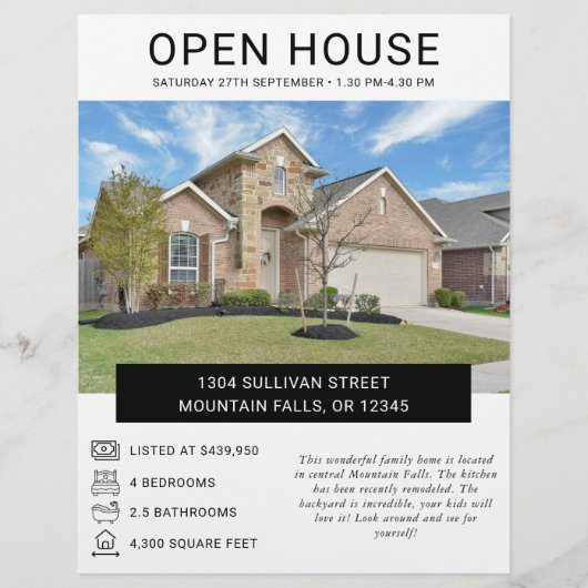 Onroerendgoedinformatie onroerend goed flyer (Voorkant)