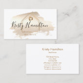 onroerendgoedmakelaardivisie goudstruik visitekaartje (Voorkant / Achterkant)