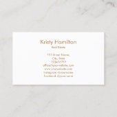 onroerendgoedmakelaardivisie goudstruik visitekaartje (Achterkant)