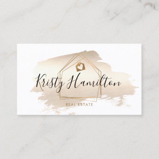 onroerendgoedmakelaardivisie goudstruik visitekaartje (Voorkant)