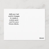 Onroerendgoedmarketing Briefkaart (Achterkant)