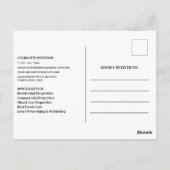 Onroerendgoedmarketing Briefkaart (Achterkant)