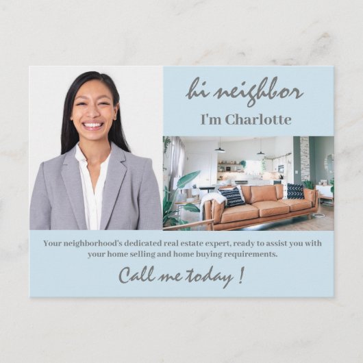 Onroerendgoedmarketing Briefkaart (Voorkant)