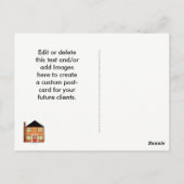 Onroerendgoedmarketing Briefkaart (Achterkant)