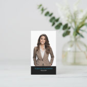 onroerendgoedonderneming visitekaartje (Staand voorkant)