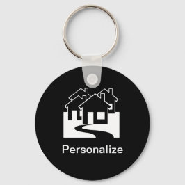 onroerendgoedwoningen symbool sleutelhanger