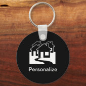 onroerendgoedwoningen symbool sleutelhanger (Voorkant)