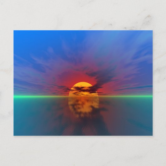 onrust briefkaart (Voorkant)