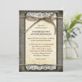 onrustbarende huwelijksuitnodigingen kaart (Staand voorkant)