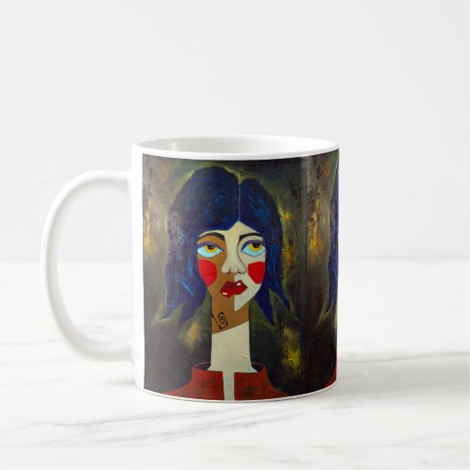 "Onrustig" Koffiemok (Links)