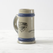 Ons 10e Tin Wedding Jubileum Bierpul (Voorkant links)