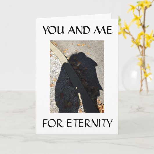 ONS 1e JUBILEUM WENS VOOR MIJN LIEFDE (SCHADUWEN) Kaart (Gele Bloem)