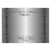 "Ons 25e bruiloft-Jubileum" Met de hand geschreven Tafelkleed (Voorkant (Horizontaal))